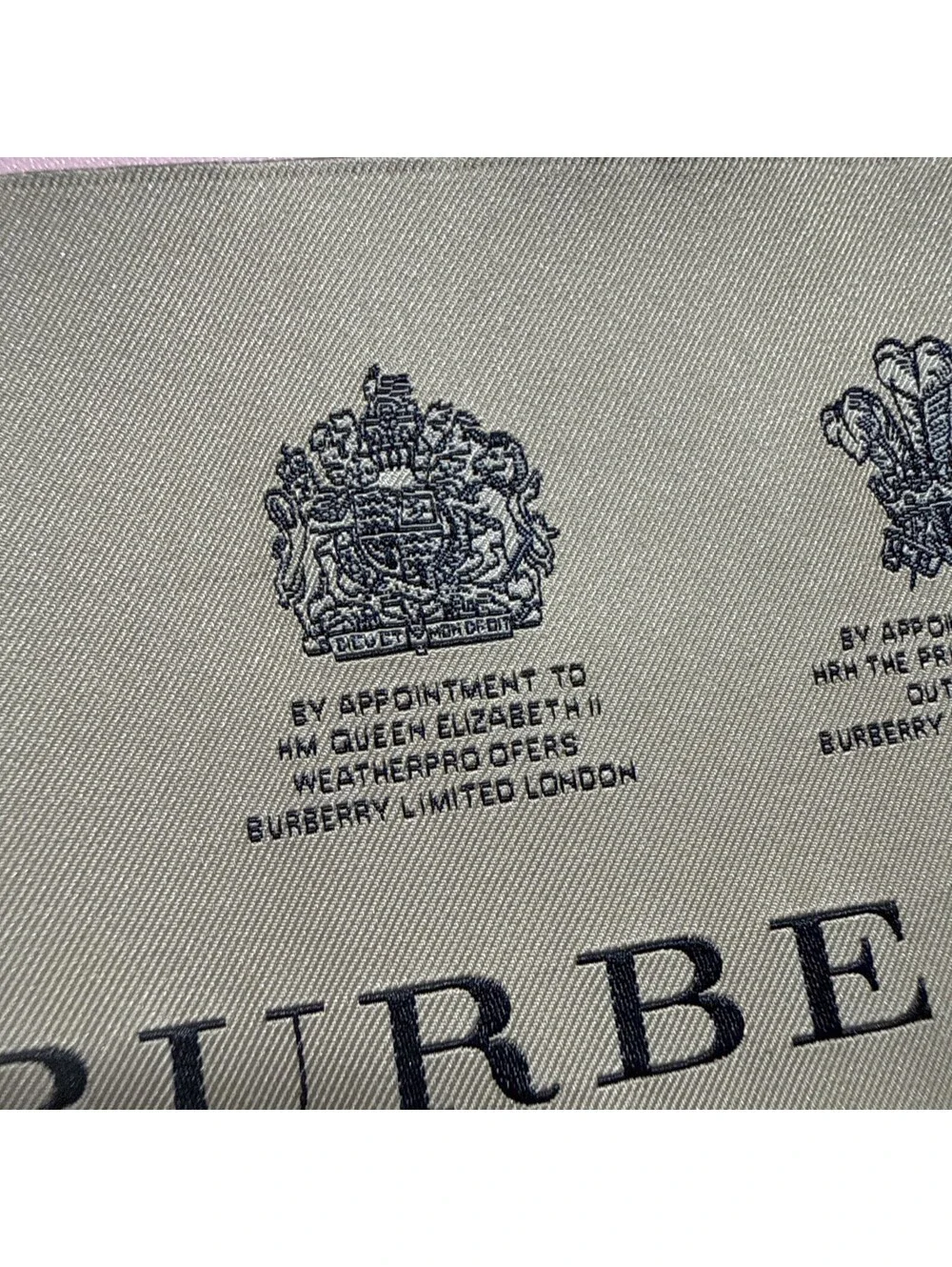 BURBERRY 1 Designer Tag LABEL Replacement Sewing Accessories 14 X 9.5 cm
